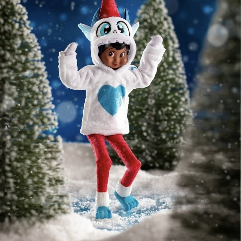 The Elf On the Shelf Claus Couture Collection Yeti Hoodie Outfit 3-Piece Set NEW